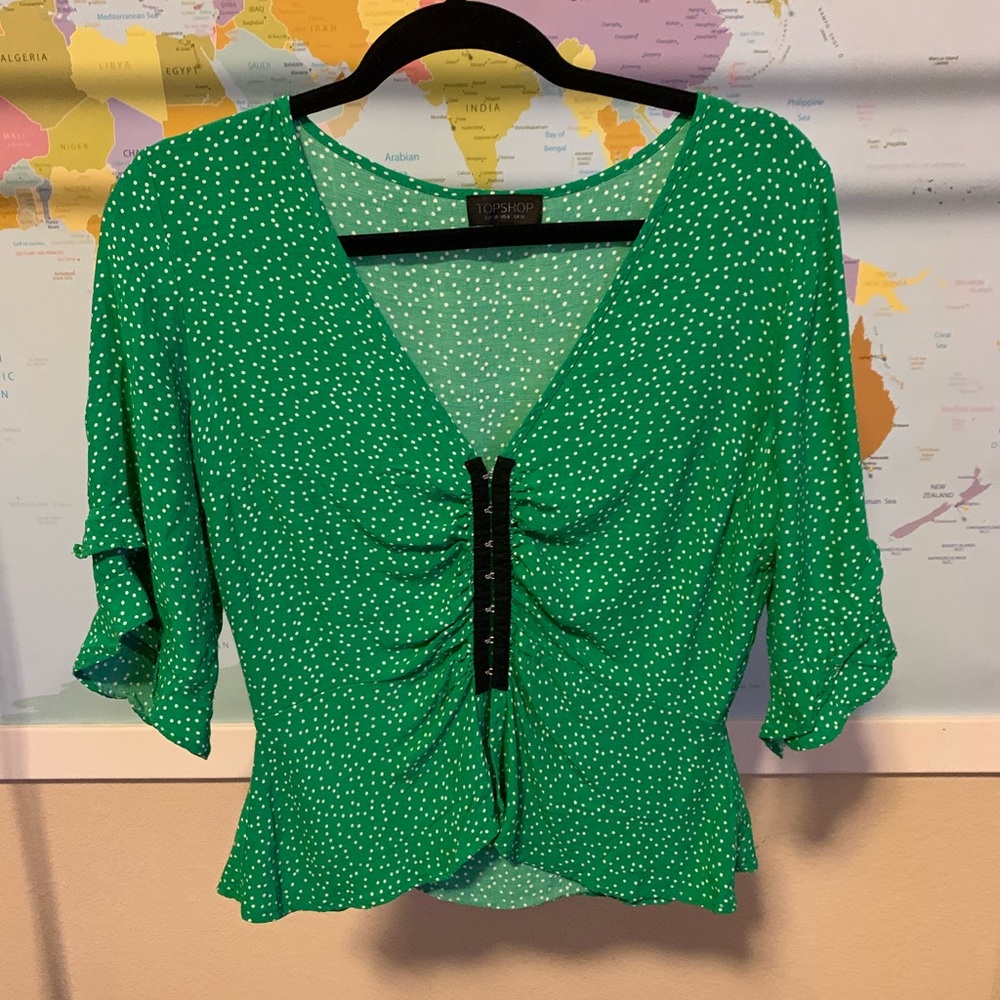 Topshop printed blouse
